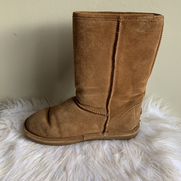 BearPaw fur lined boots shoes size 7 - Picture 1 of 12